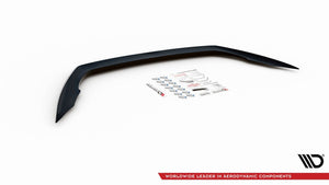Maxton Front Splitter V.1 Skoda Octavia RS Mk3 Facelift - Gloss Black