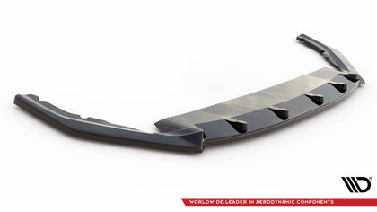 Maxton frontsplitter til Skoda Octavia RS Mk4 – blank sort – billede 4 af 5