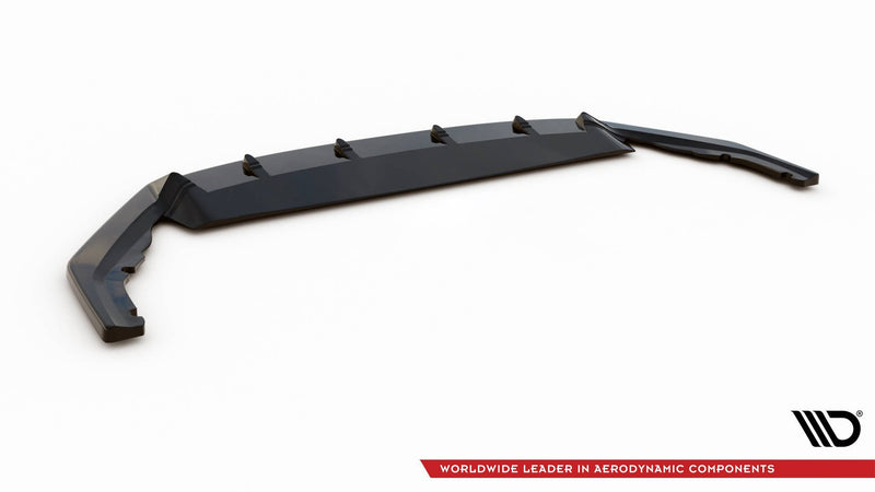 Maxton frontsplitter til Skoda Octavia RS Mk4 – blank sort – billede 5 af 5