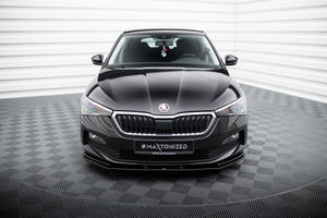 Maxton frontsplitter til Skoda Scala – blank sort – billede 2 af 5