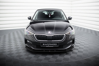 Maxton frontsplitter til Skoda Scala – blank sort – billede 2 af 5