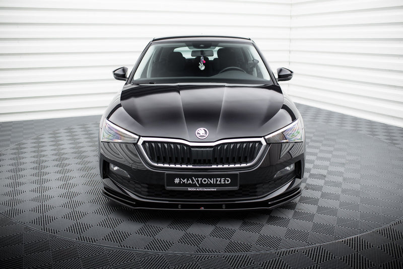Maxton frontsplitter til Skoda Scala – blank sort – billede 2 af 5