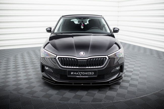 Maxton frontsplitter til Skoda Scala – blank sort – billede 2 af 5