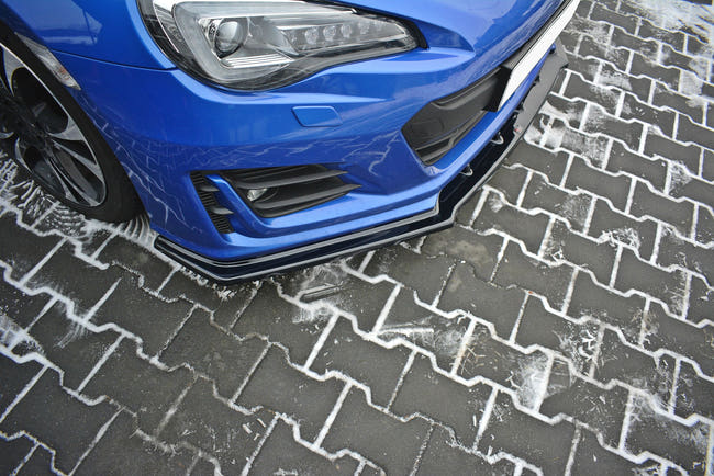 Maxton frontsplitter til Subaru BRZ Mk1 Facelift – blank sort – billede 2 af 7
