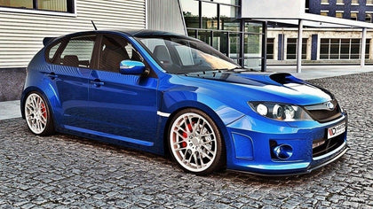 Maxton Front Splitter Subaru Impreza Wrx Sti 2011-2014 - Gloss Black