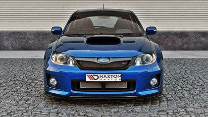 Maxton Front Splitter Subaru Impreza Wrx Sti 2011-2014 - Gloss Black