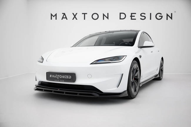 Maxton Front Splitter V.1 Tesla Model 3 Performance Mk1 Facelift