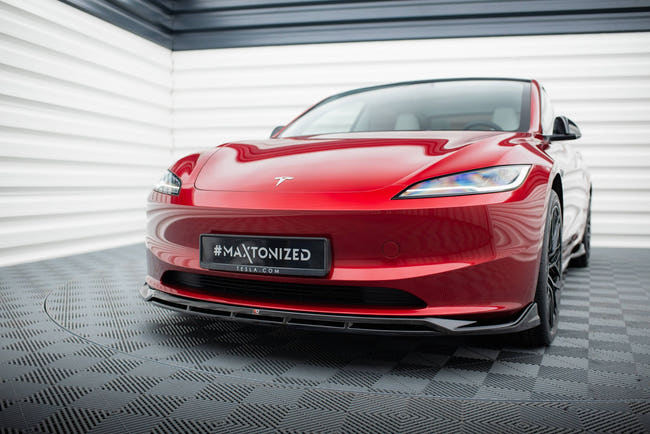 Maxton Front Splitter V.1 Tesla Model 3 Project Highland (Facelift)