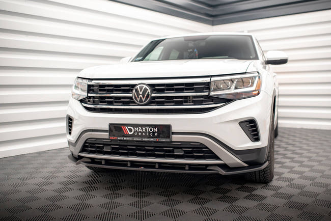 Maxton frontsplitter til Volkswagen Atlas Cross Sport – blank sort – billede 1 af 6