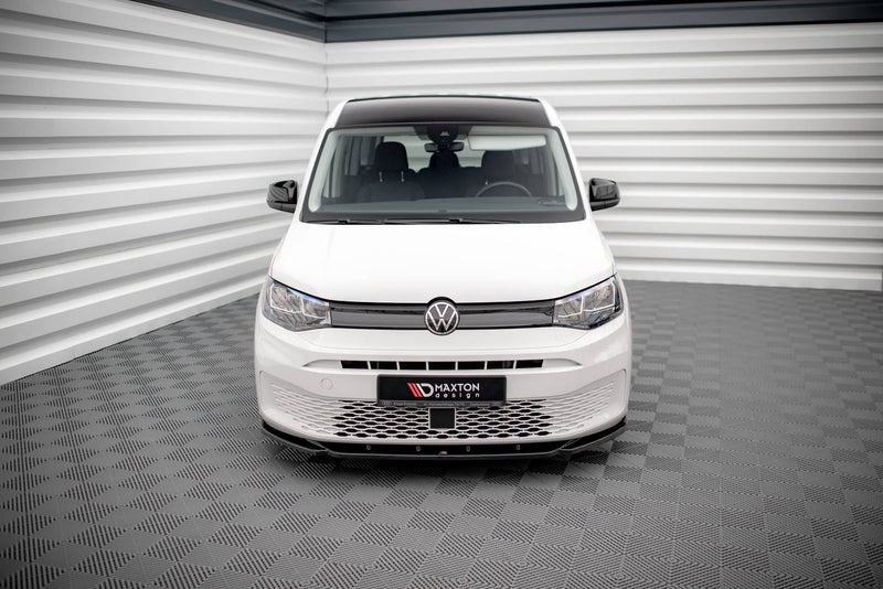 Maxton frontsplitter til Volkswagen Caddy Mk5 – blank sort – billede 2 af 5