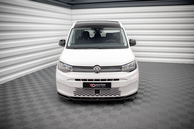 Maxton frontsplitter til Volkswagen Caddy Mk5 – blank sort – billede 2 af 5