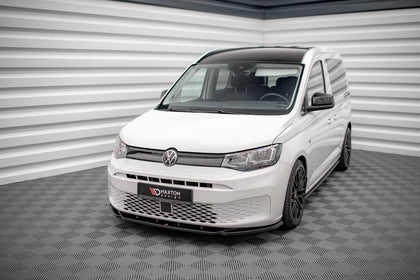 Maxton frontsplitter til Volkswagen Caddy Mk5 – blank sort – billede 1 af 5