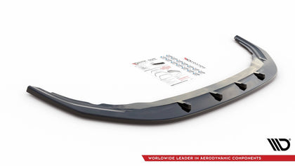 Maxton frontsplitter til Volkswagen Golf R Hatchback / Variant Mk8 – blank sort – billede 5 af 6