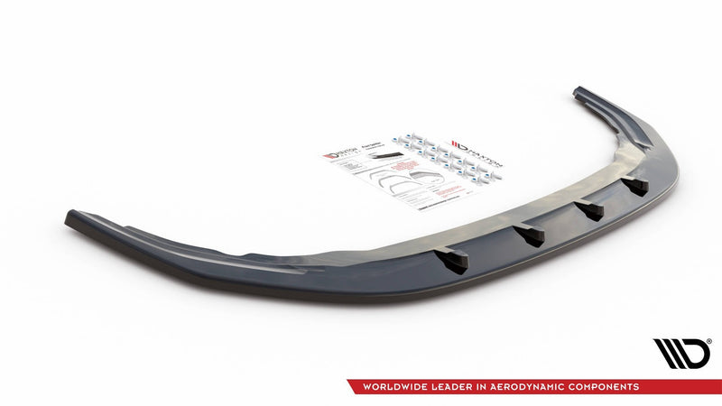 Maxton frontsplitter til Volkswagen Golf R Hatchback / Variant Mk8 – blank sort – billede 5 af 6