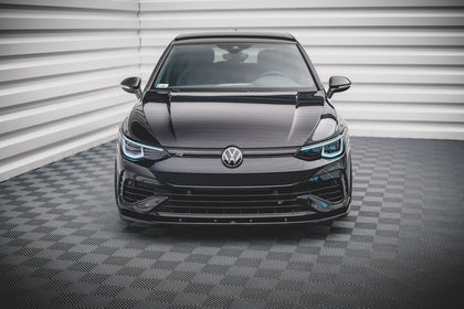 Maxton frontsplitter til Volkswagen Golf R Hatchback / Variant Mk8 – blank sort – billede 2 af 6