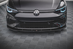 Maxton frontsplitter til Volkswagen Golf R Hatchback / Variant Mk8 – blank sort – billede 3 af 6