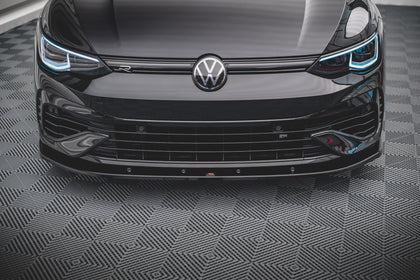 Maxton frontsplitter til Volkswagen Golf R Hatchback / Variant Mk8 – blank sort – billede 3 af 6