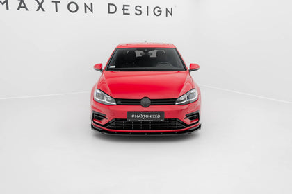 Maxton frontsplitter til Volkswagen Golf Mk7 Facelift – blank sort – billede 2 af 5