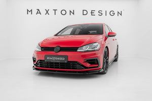 Maxton frontsplitter til Volkswagen Golf Mk7 Facelift – blank sort – billede 1 af 5