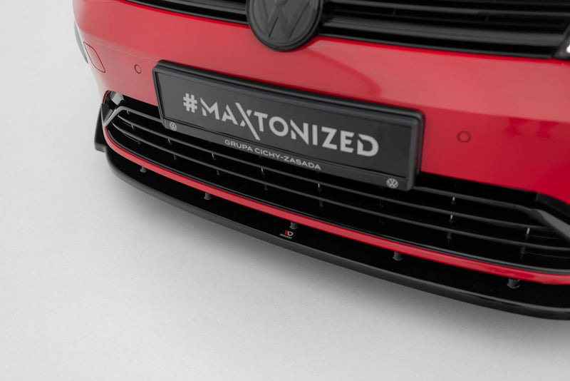 Maxton frontsplitter til Volkswagen Golf Mk7 Facelift – blank sort – billede 3 af 5