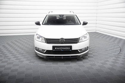 Maxton Front Splitter VW Passat B7 - Gloss Black