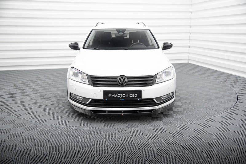 Maxton Front Splitter VW Passat B7 - Gloss Black