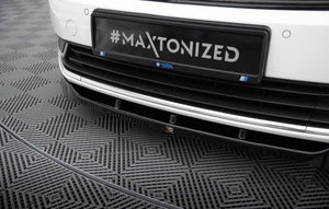 Maxton Front Splitter VW Passat B7 - Gloss Black