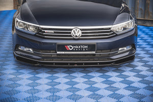 Maxton frontsplitter til Volkswagen Passat B8 – blank sort – billede 2 af 5