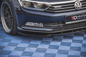 Maxton frontsplitter til Volkswagen Passat B8 – blank sort – billede 3 af 5
