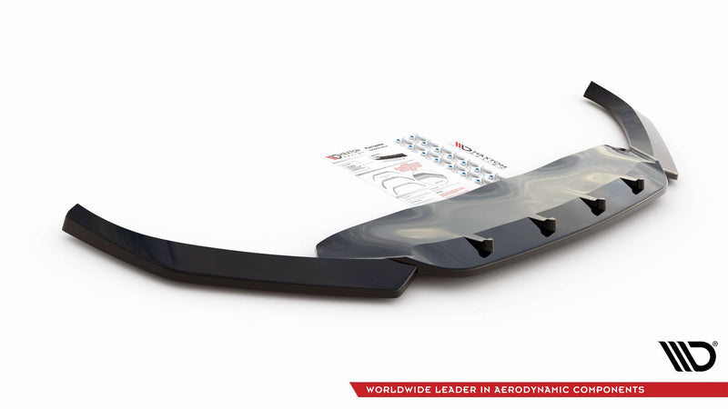 Maxton frontsplitter til Volkswagen Passat B8 Facelift – blank sort – billede 4 af 5