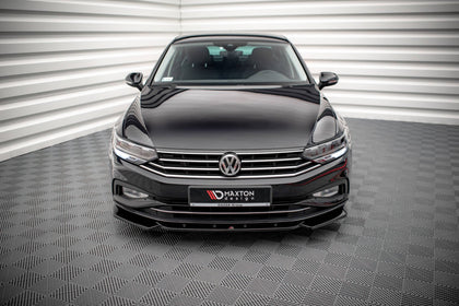 Maxton frontsplitter til Volkswagen Passat B8 Facelift – blank sort – billede 2 af 5