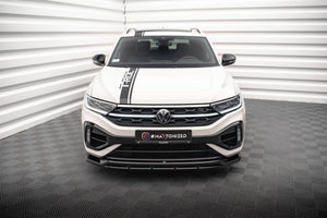 Maxton frontsplitter til Volkswagen T-Roc R / R-Line Mk1 Facelift – blank sort – billede 2 af 6