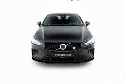 Maxton frontsplitter til Volvo S60/V60 R-Design Mk3 – blank sort – billede 2 af 5