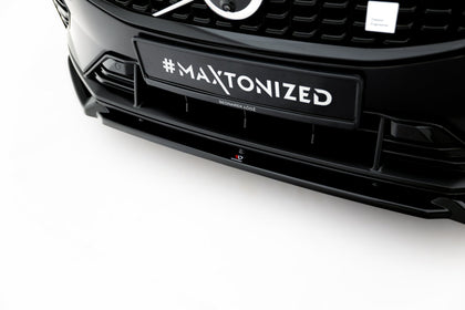 Maxton frontsplitter til Volvo S60/V60 R-Design Mk3 – blank sort – billede 3 af 5