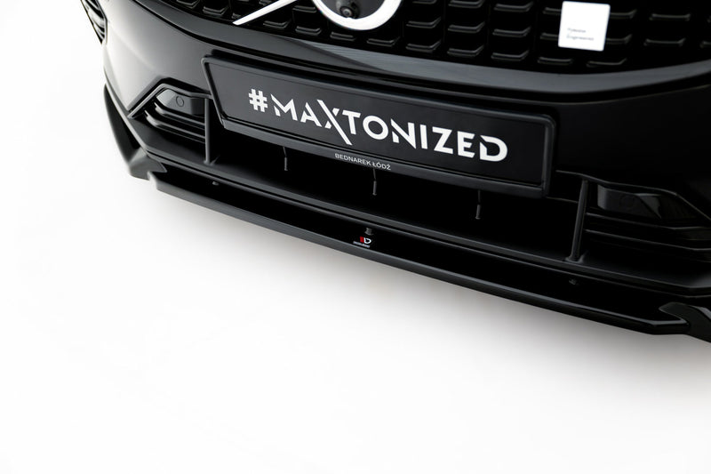 Maxton frontsplitter til Volvo S60/V60 R-Design Mk3 – blank sort – billede 3 af 5