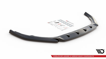 Maxton frontsplitter til Volvo V90 Mk2 – blank sort – billede 3 af 4