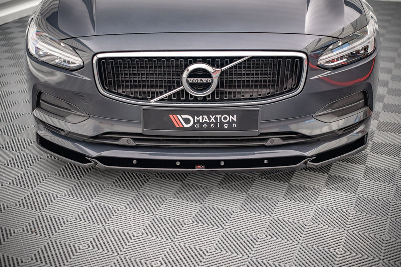 Maxton frontsplitter til Volvo V90 Mk2 – blank sort – billede 2 af 4