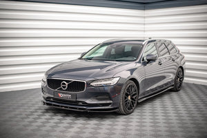 Maxton frontsplitter til Volvo V90 Mk2 – blank sort – billede 1 af 4