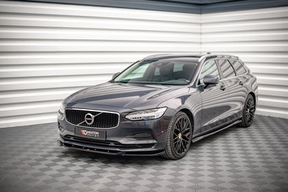 Maxton frontsplitter til Volvo V90 Mk2 – blank sort – billede 1 af 4