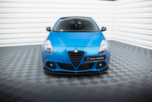 Maxton Front Splitter V.1 Alfa Romeo Giulietta Facelift - Gloss Black
