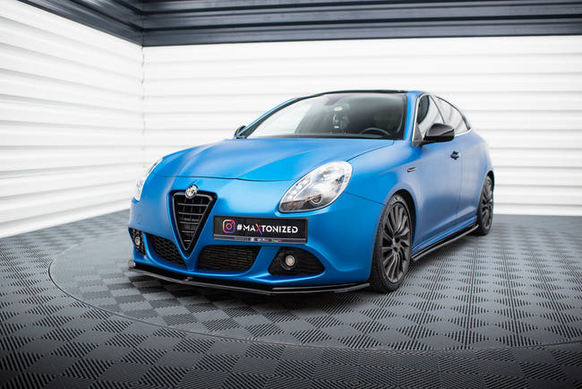 Maxton Front Splitter V.1 Alfa Romeo Giulietta Facelift - Gloss Black