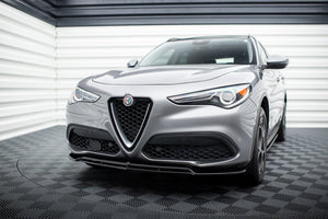 Maxton Front Splitter V.2 Alfa Romeo Stelvio - Gloss Black