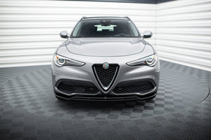 Maxton Front Splitter V.2 Alfa Romeo Stelvio - Gloss Black