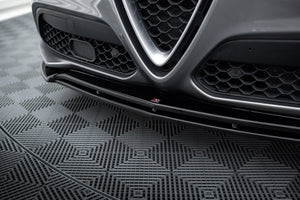 Maxton Front Splitter V.2 Alfa Romeo Stelvio - Gloss Black