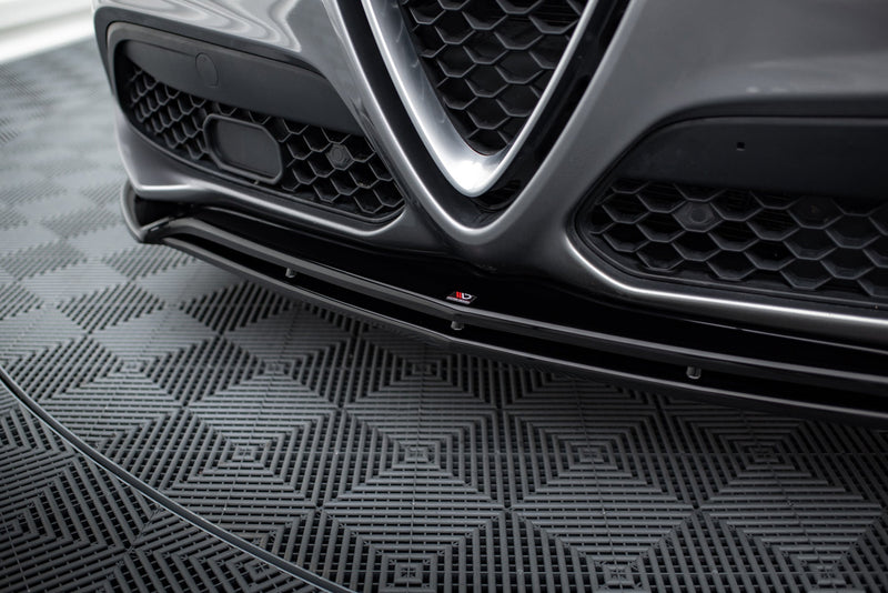 Maxton Front Splitter V.2 Alfa Romeo Stelvio - Gloss Black