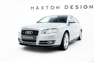 Maxton Front Splitter V.2 Audi A4 B7 - Gloss Black