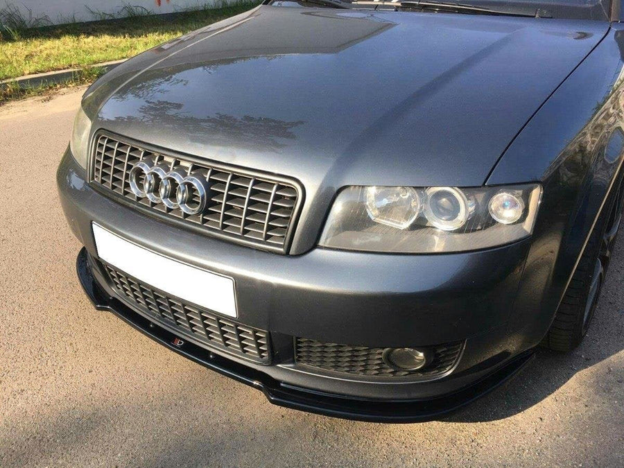 Maxton Front Splitter V.2 Audi A4 S-Line B6 - Gloss Black
