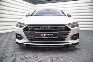 Maxton frontsplitter til Audi A7 C8 – blank sort – billede 2 af 4