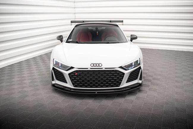 Maxton Front Splitter V.2 Audi R8 Mk2 Facelift - Gloss Black