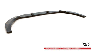Maxton Front Splitter V.2 Audi RS5 F5 Facelift - Gloss Black